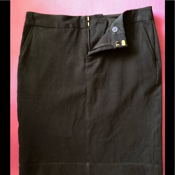 GapStretch Black A-Line Skirt Size 4 - Picture 1 of 5